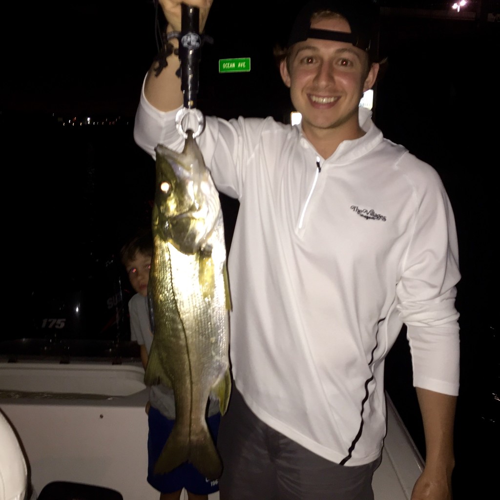 April 1- Another nice snook during our night fishing charter.