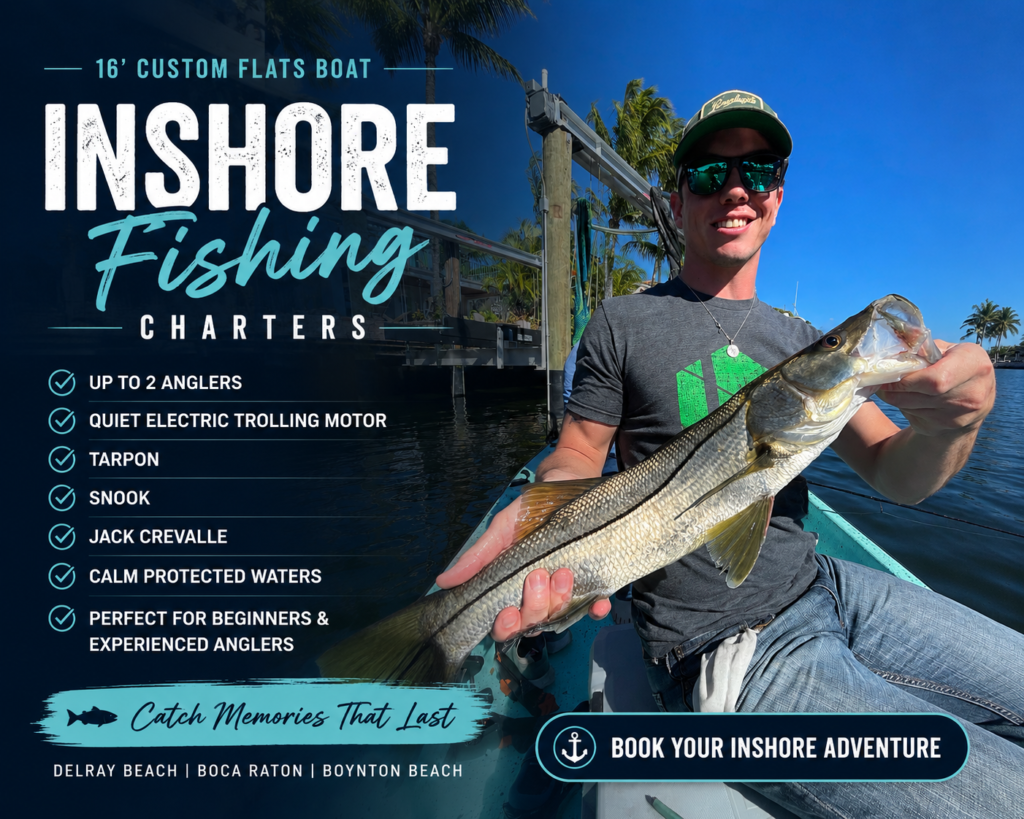 Inshore fishing charters in Boca Raton, FL