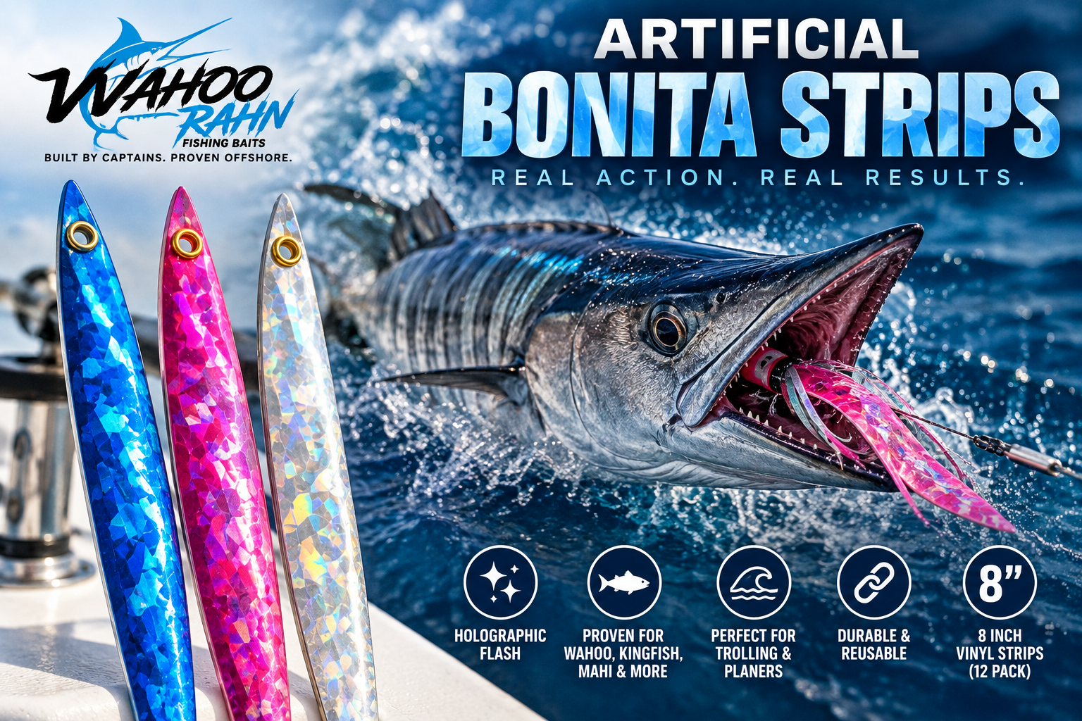 Artificial Bonita Strips For Sale
