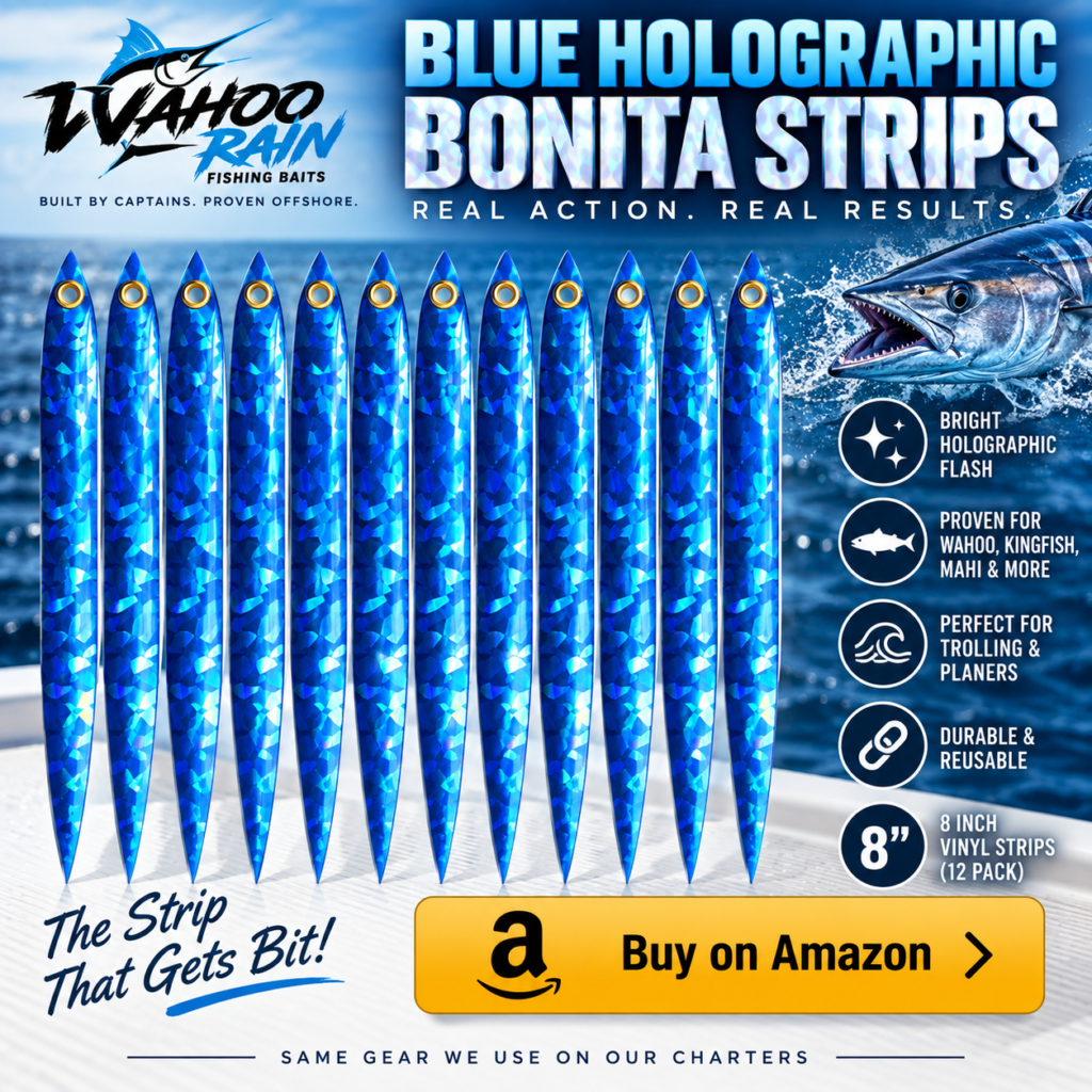 Blue Holographic Bonita Strips